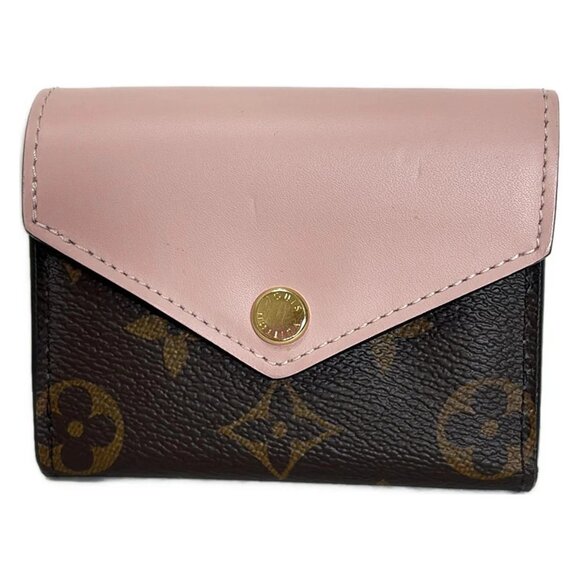 LOUIS VUITTON Portefeuille Zoe Rose Ballerine Monogram 429-090125 - Picture 1 of 5